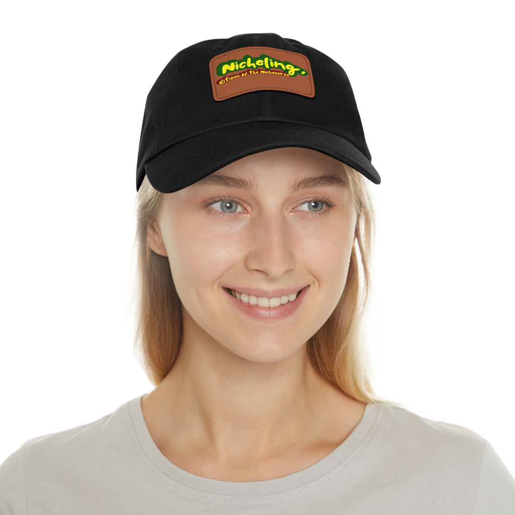 Nicheling Citizen” Leather Patch Hat – Official Explorer Edition of the Nicheverse